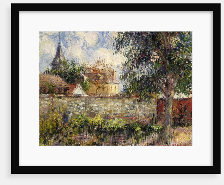 Normandy Countryside; Paysage en Normandie, 1927 by Gustave Loiseau