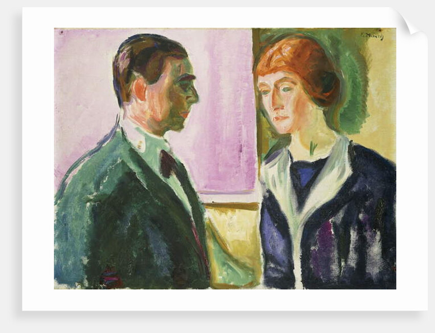 Farewell; Abschied, c.1912 by Edvard Munch