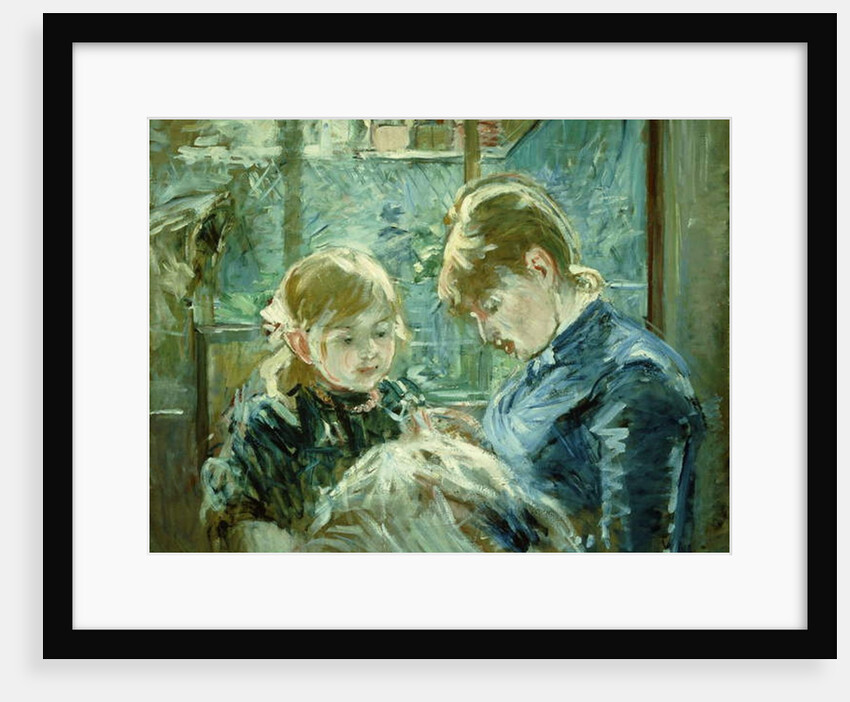 The Dressmaking Lesson; Le Lecon de Couture, 1884 by Berthe Morisot