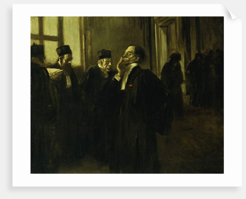 Palace Corridor Scene; Scene de Couloir au Palais, c.1905 by Jean Louis Forain