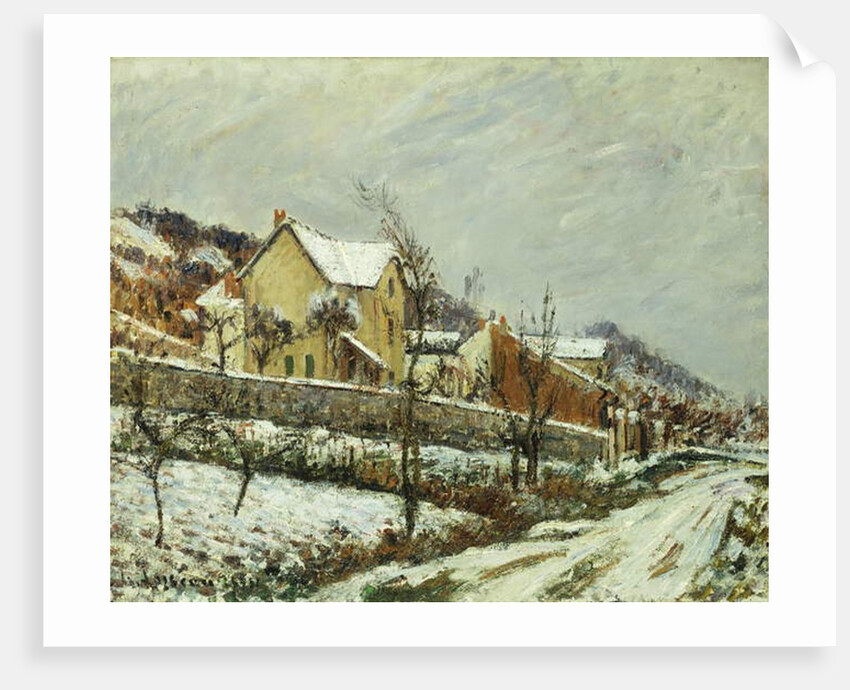 Village in the Snow; Village dans la Neige, 1911 by Gustave Loiseau
