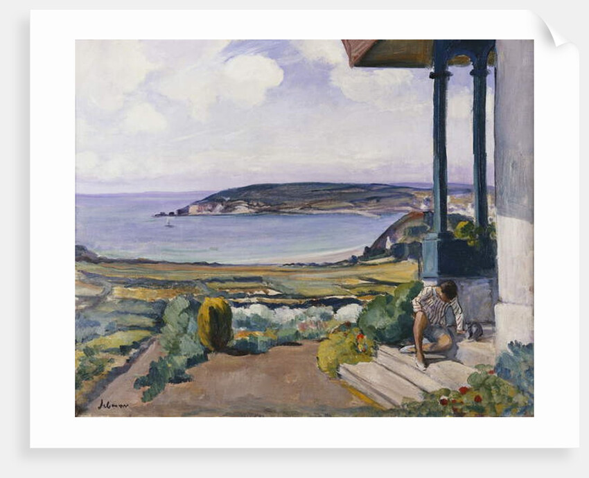 The Garden on the Morgat Bay; Le Jardin sur la Baie a Morgat, 1924 by Henri Lebasque