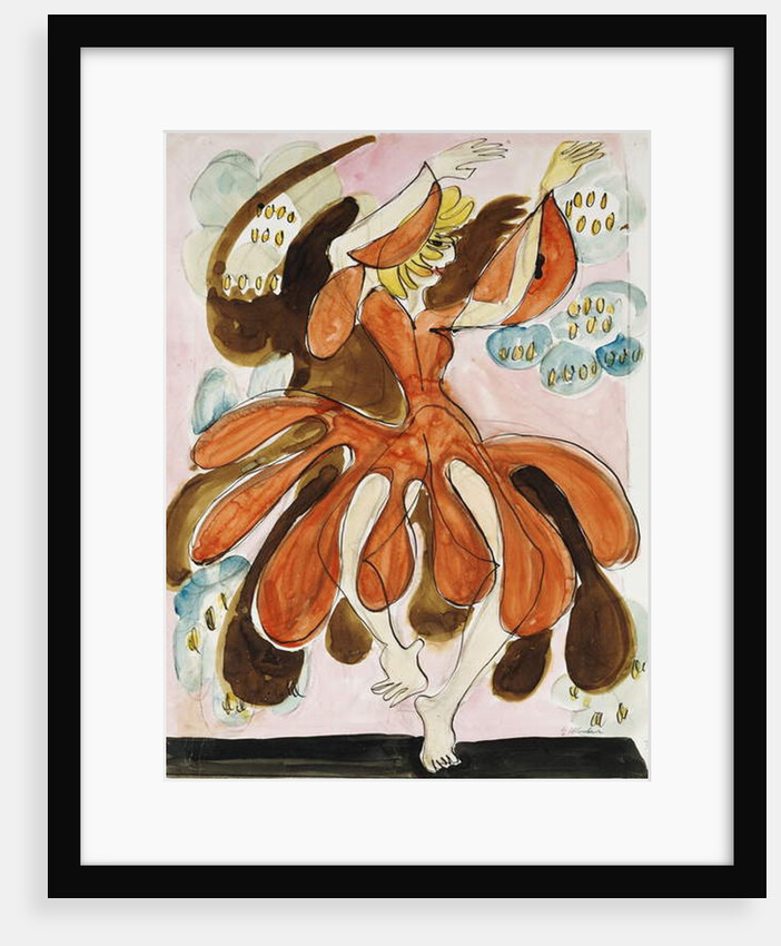 The Dancer Palucca; Die Tanzerin Palucca, c. 1930-31 by Ernst Ludwig Kirchner