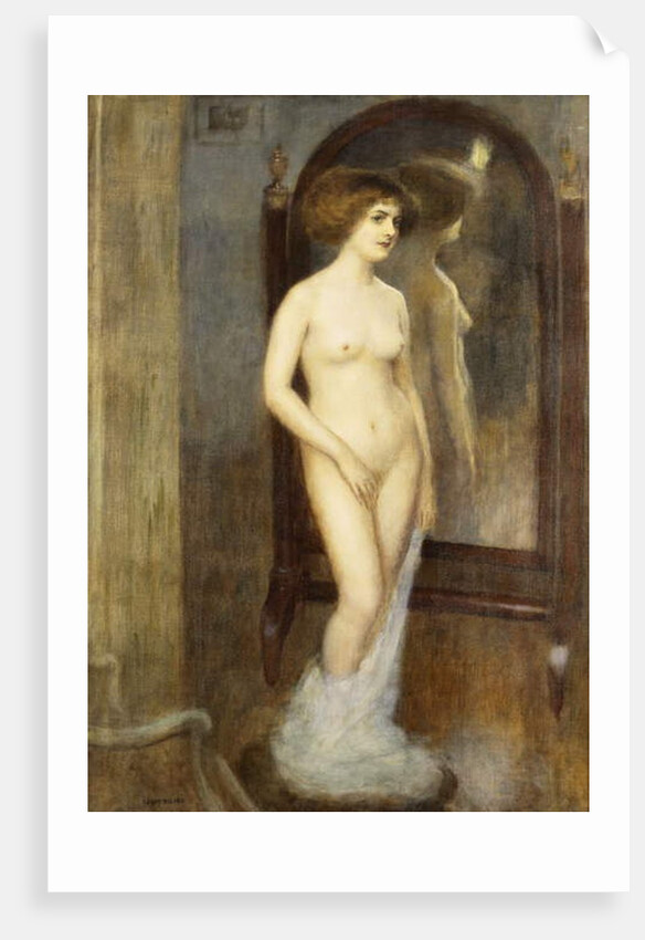 A Nude at the Mirror by Louis Picard