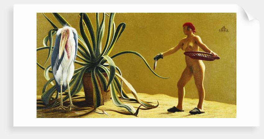 Feeding the Marabu, 1932 by Richard Muller
