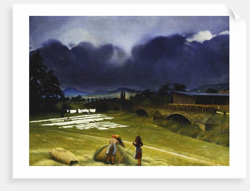 Haymaking, 1942 by Richard Muller