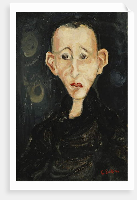 Young Man in the Dark; Le Garcon en Noir, 1924 by Chaim Soutine