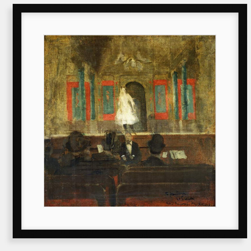 Queenie Lawrence on the Stage at Gatti's, c. 1888 by Walter Richard Sickert