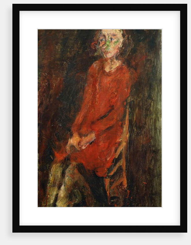 Young Woman in Red; Jeune Femme en Rouge, 1928 by Chaim Soutine