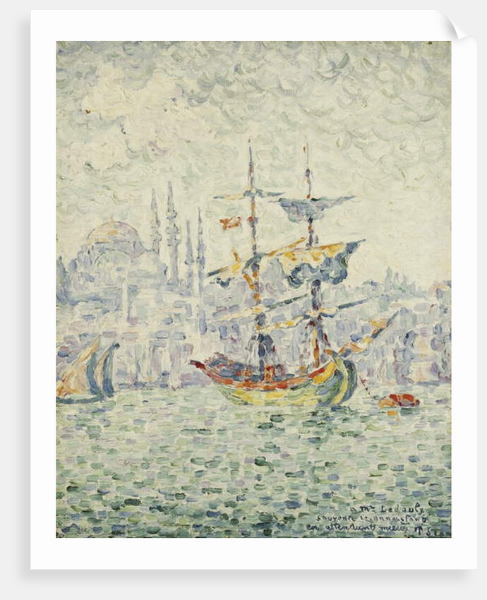 The Port of Constantinople; Le Port de Constantinople, 1907 by Paul Signac