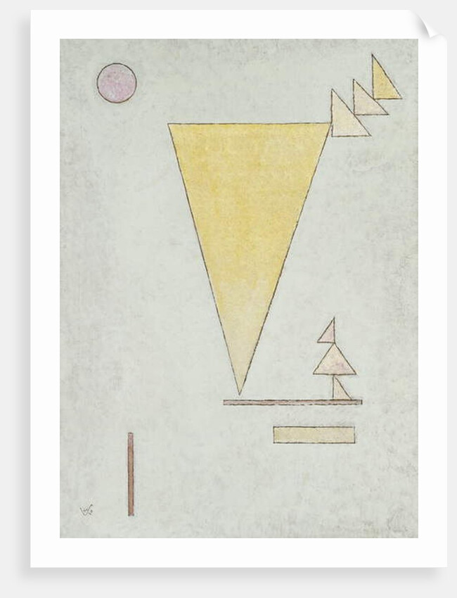 White; Weiss, 1930 by Wassily Kandinsky