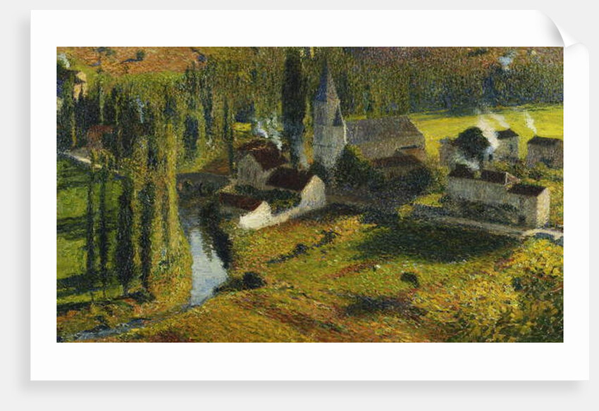 The Fortified Town Green; La Bastide du Vert by Henri Jean Guillaume Martin