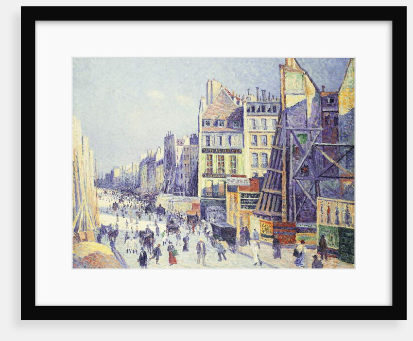 La Rue Reaumur, 1897 by Maximilien Luce