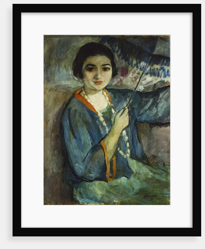 Nono with Umbrella by Henri Lebasque