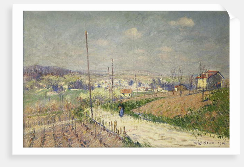 Spring in Ile de France; Printemps en Ile de France, 1916 by Gustave Loiseau