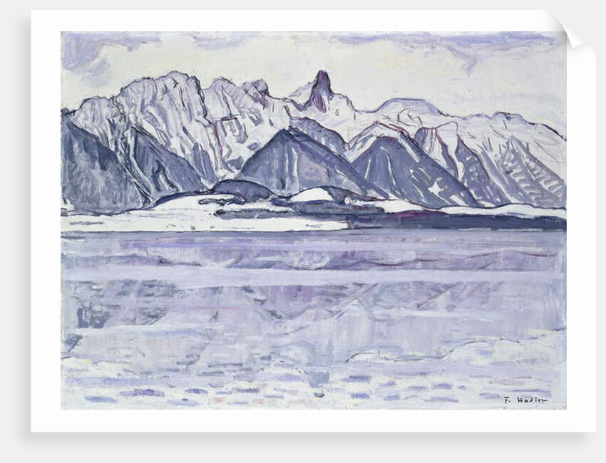 Stockhorn Verschneit, 1913-1914 by Ferdinand Hodler