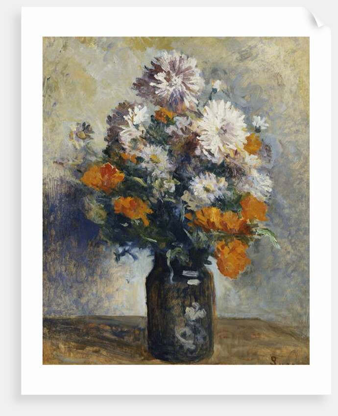 Vase de Dahlias, by Maximilien Luce
