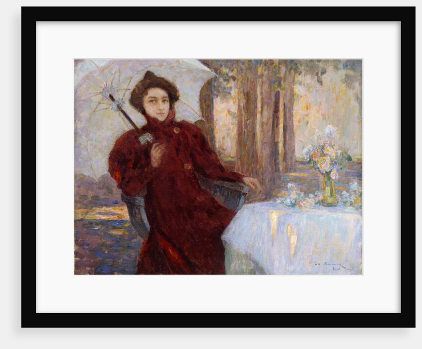 Woman with an Umbrella; Femme a l'Ombrelle, 1896 by Henri Eugene Augustin Le Sidaner