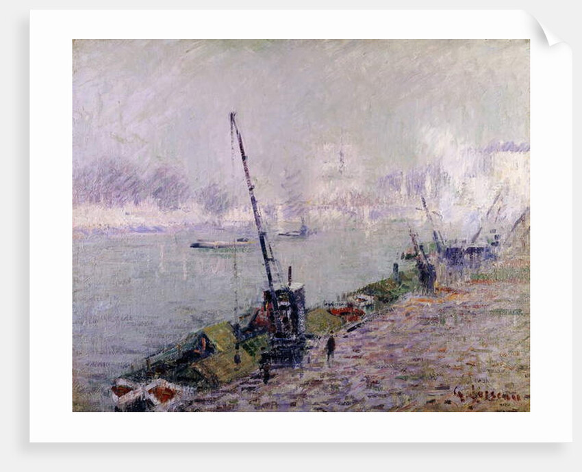 Paris, the Henri IV Bridge, in the Morning; Paris, Le Pont Henri IV, le Matin by Gustave Loiseau