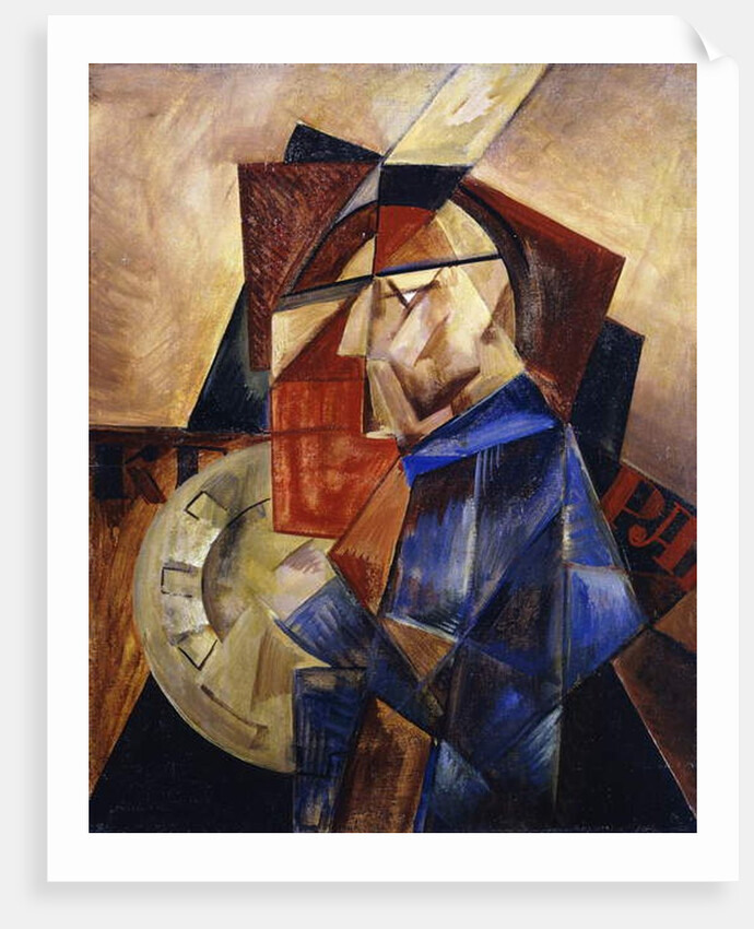 Cubo-Futurist Character; Personnage Cubo-Futuriste by Klyun Ivan