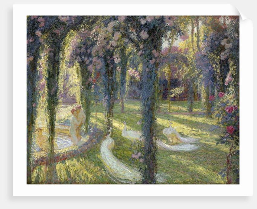 The Nymphs in the Garden; Les Nymphes dans un Jardin by Henri Jean Guillaume Martin