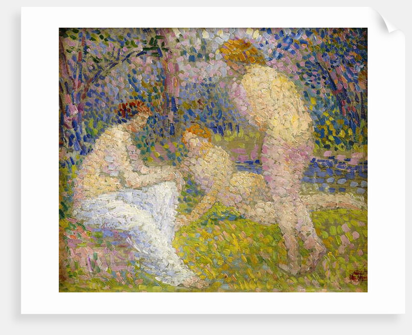 Bathers; Les Baigneuses by Hippolyte Petitjean