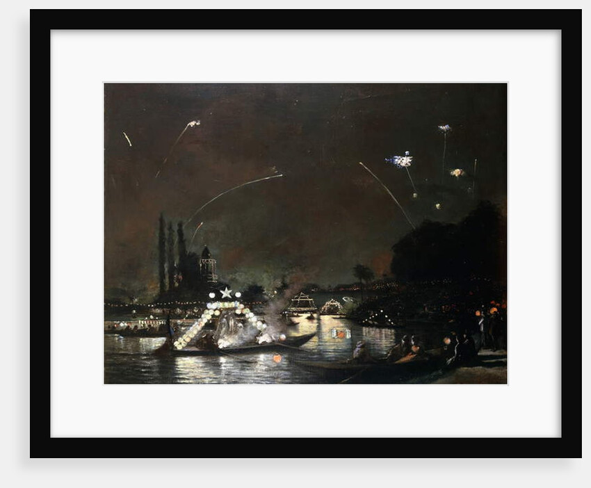 Paris on the Night of July 14; Paris la Nuit du XIV Juillet by Gaston de Latouche