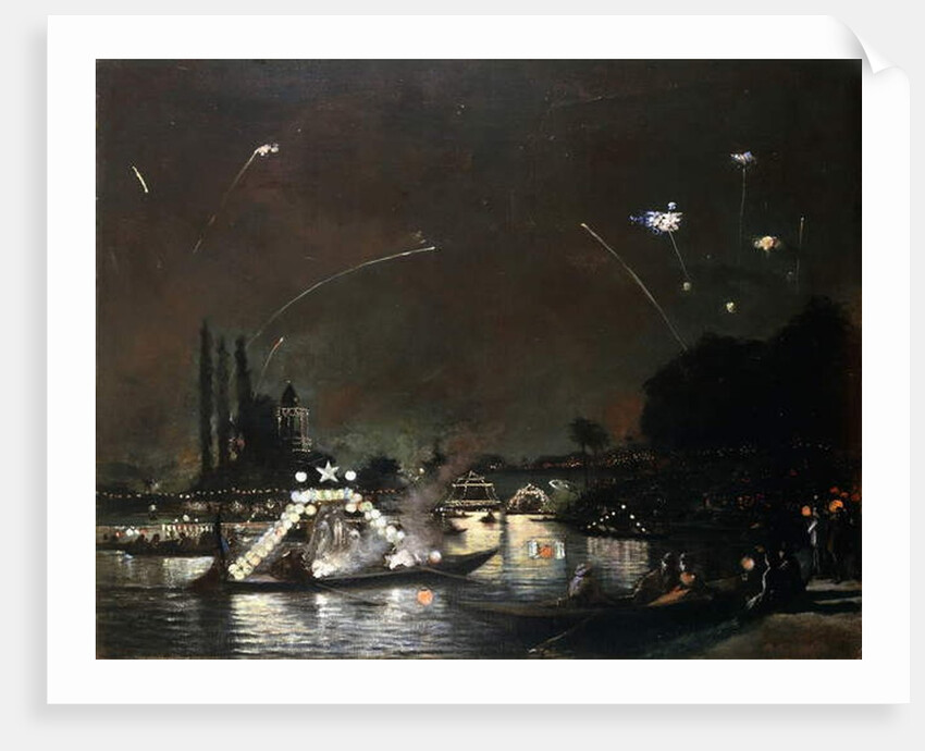 Paris on the Night of July 14; Paris la Nuit du XIV Juillet by Gaston de Latouche