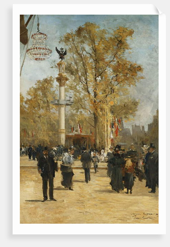 L'Avenue Victoria, 1876 by Pierre Vauthier