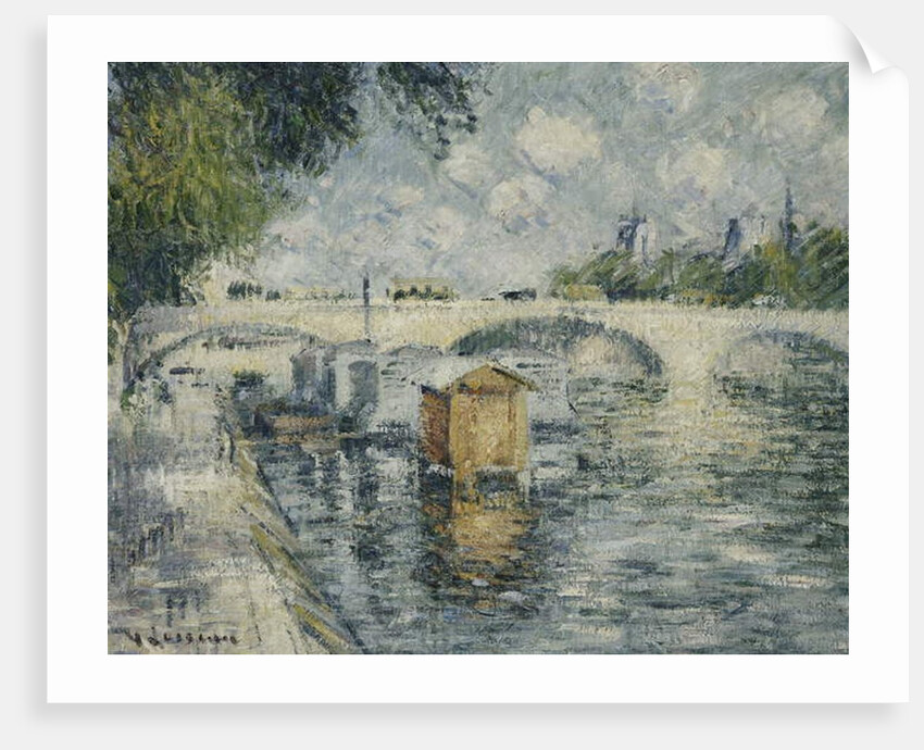 Le Pont Louis Philippe, Paris, 1925 by Gustave Loiseau