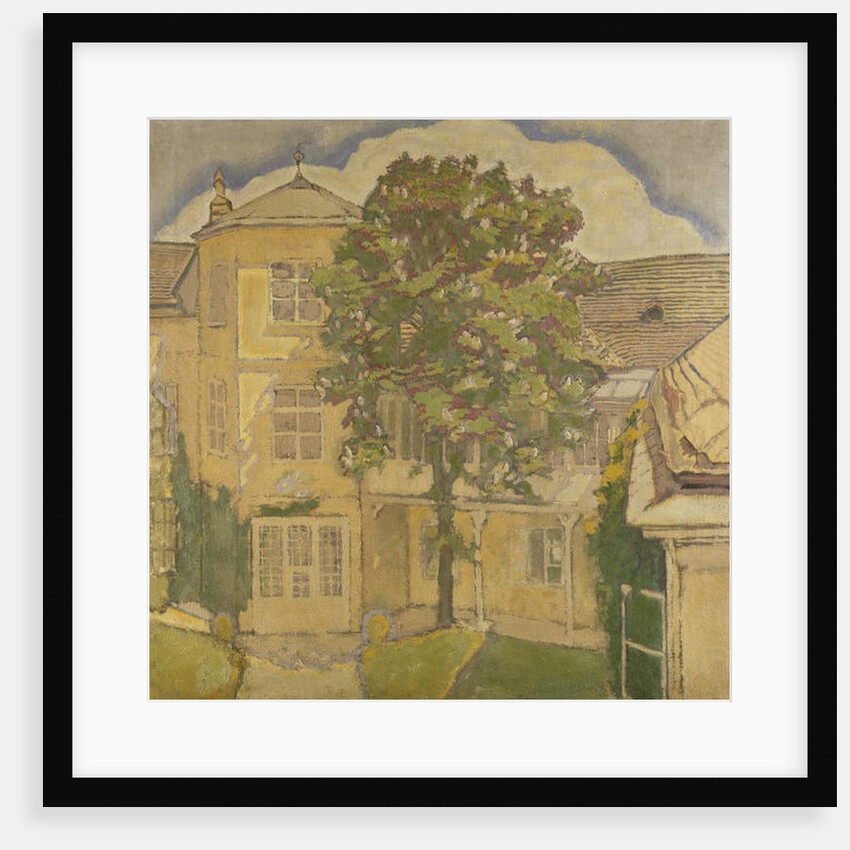 Flowering Chestnut Tree in the Garden; Bluhende Kastanienbaum im Garten by Koloman Moser