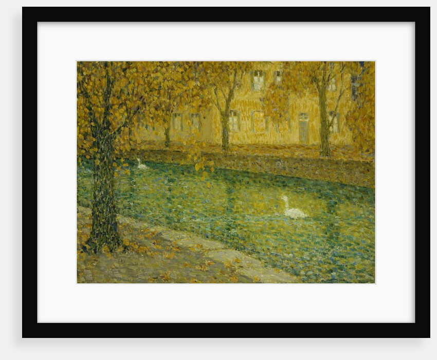 Le Canal, Annecy, 1936 by Henri Eugene Augustin Le Sidaner