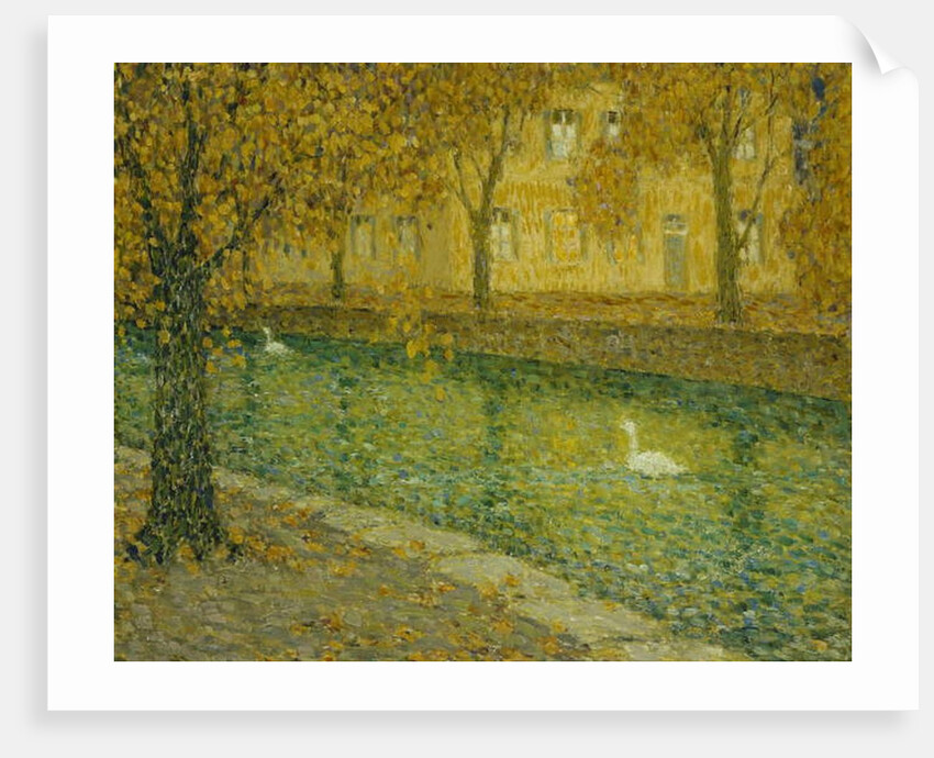 Le Canal, Annecy, 1936 by Henri Eugene Augustin Le Sidaner