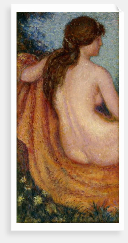 The Bather; La Baigneuse - De Baadster by Georges Lemmen