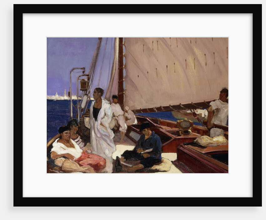 Turkish Ship; Bateau Turque - Turkse Boot by Fernand Allard L'Olivier