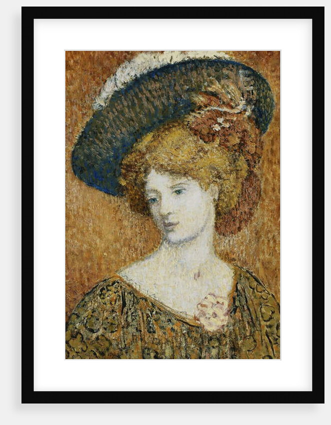 Woman with Hat; Femme au Chapeau - Vrouw met Hoed by Georges Lemmen
