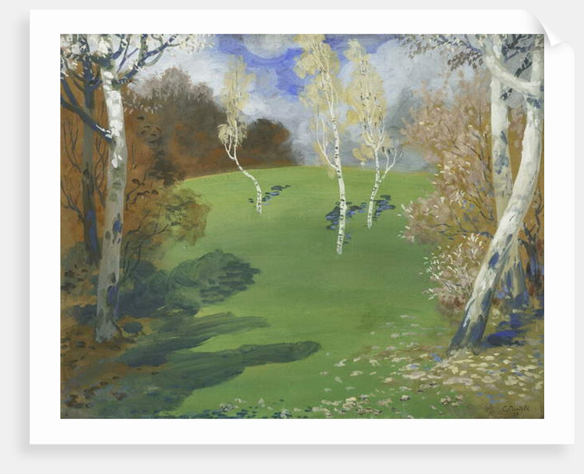 Landscape; Paysage, 1917 by Constant Montald