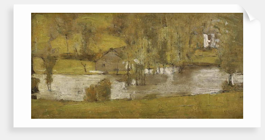 A Fosset; La Crue, 1881 by Fernand Khnopff