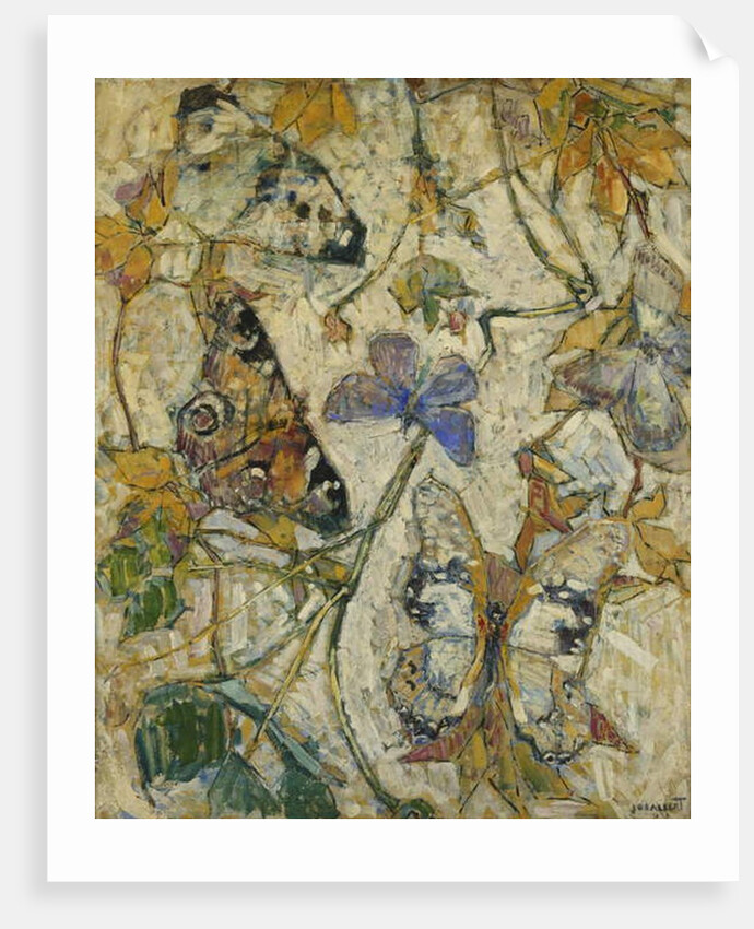 Butterflies; Les Papillons, 1918 by Josef Albert