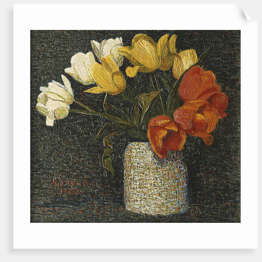 Tulip; Tulpen, 1908 by Arthur Segal