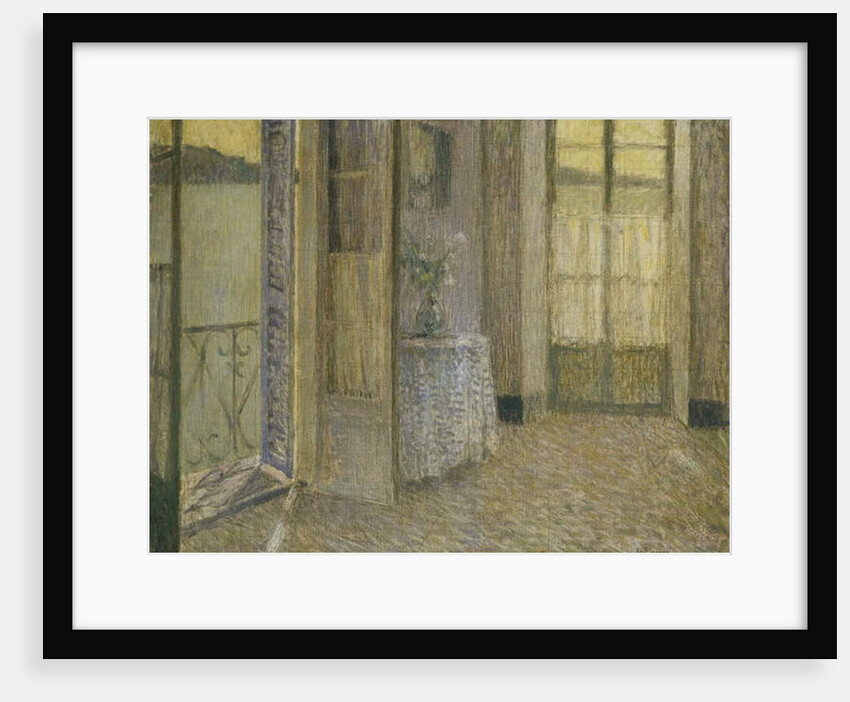 The Blue Room, Villefranche sur Mer by Henri Eugene Augustin Le Sidaner