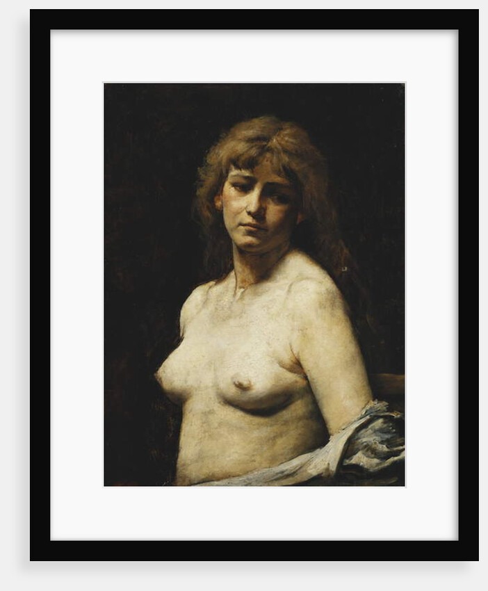 Nude; Akt by Maurycy Gottlieb