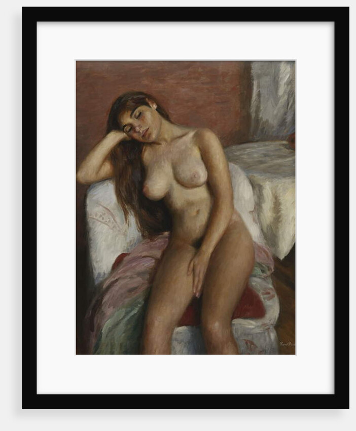Young Woman Relaxing; Jeune Femme se Reposant, by Ramon Pichot Girones