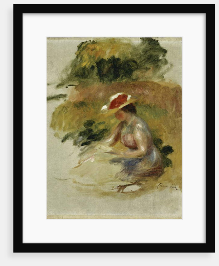 Young Woman Reading by Pierre Auguste Renoir