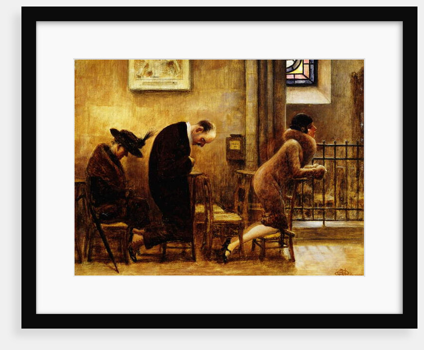 Contemplation; Recueillement by Albert Guillaume