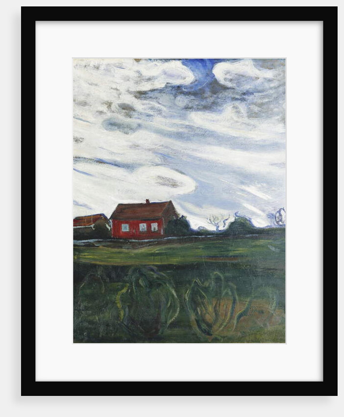 The Red House, 1902-05 by Edvard Munch