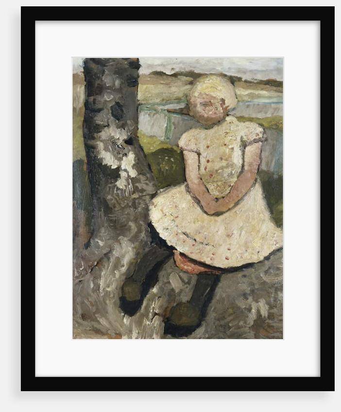 Child Sitting under a Tree by Paula Modersohn-Becker