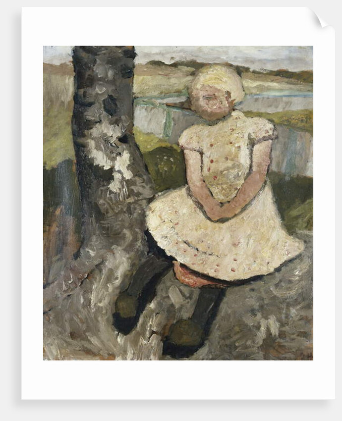 Child Sitting under a Tree by Paula Modersohn-Becker