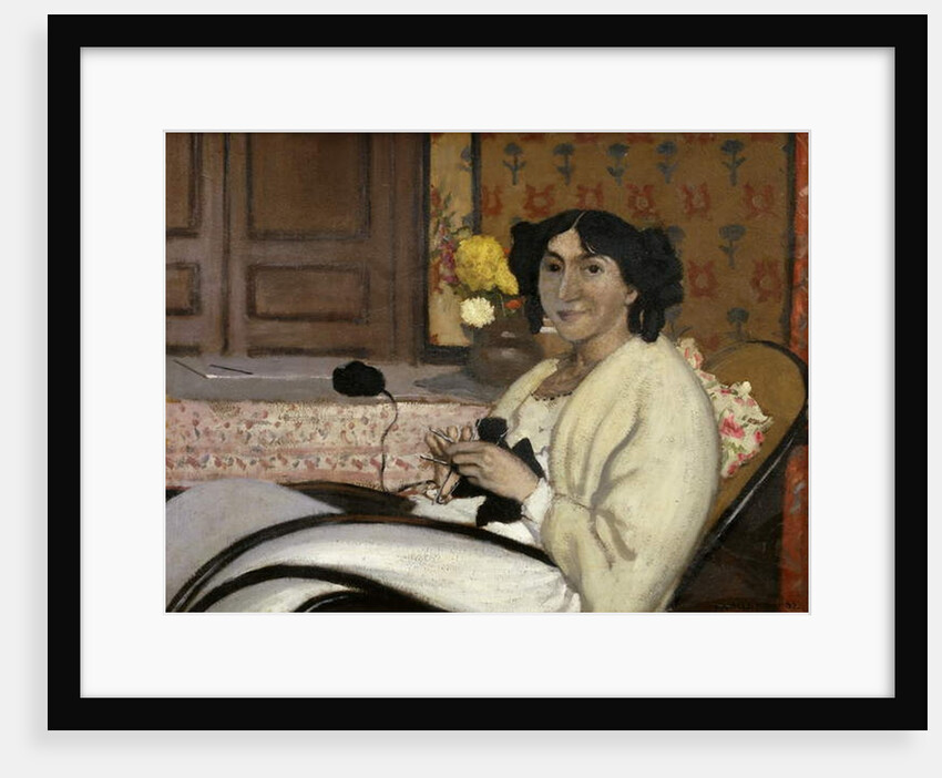 Portrait de Madame Rodrigues-Vallotton, The Artist's Wife, 1902 by Felix Edouard Vallotton
