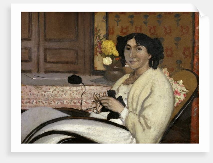 Portrait de Madame Rodrigues-Vallotton, The Artist's Wife, 1902 by Felix Edouard Vallotton